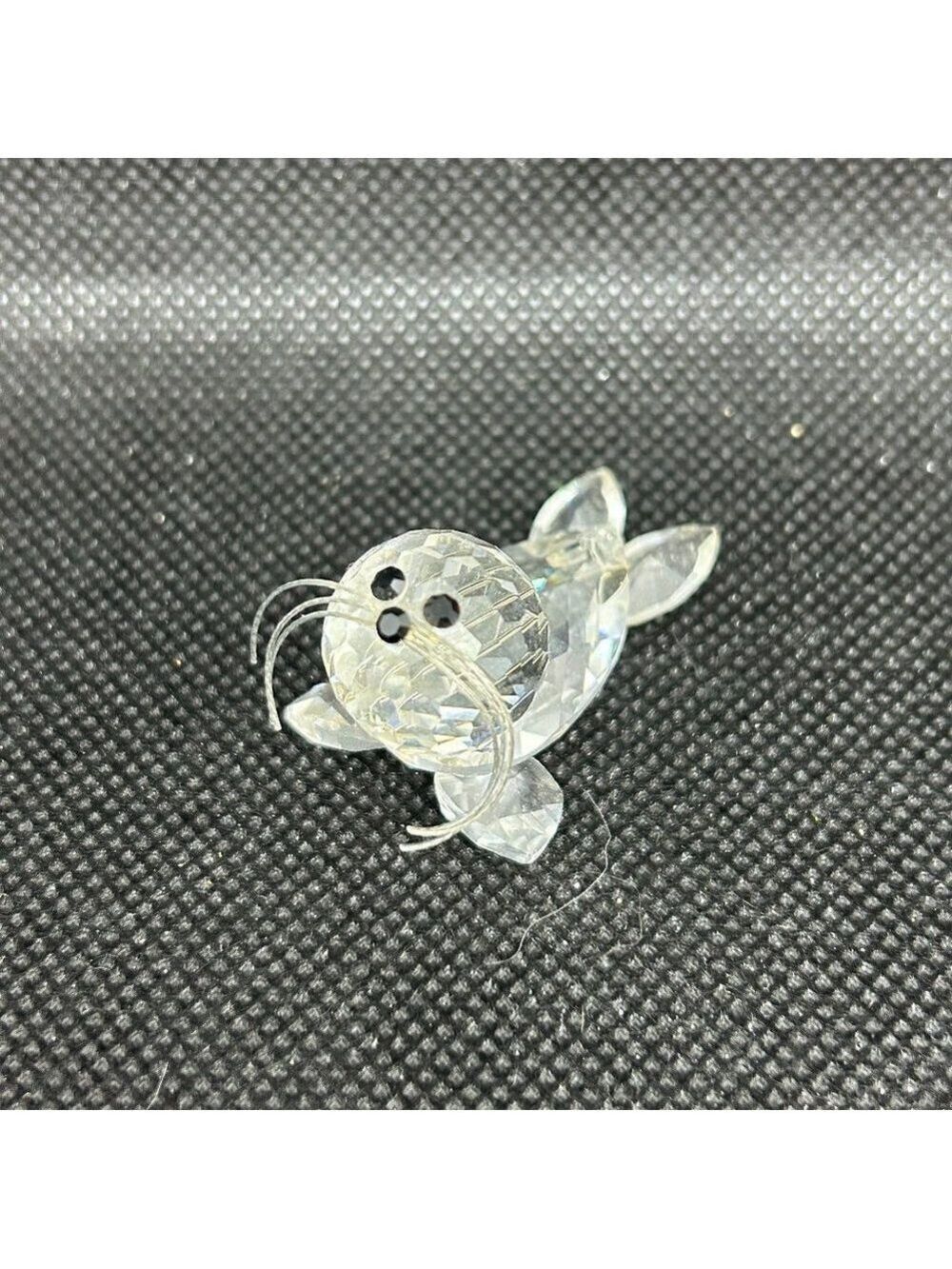 Miniature Austrian 32% full lead crystal forest collector's baby seal figurine